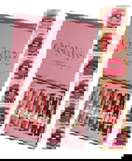 پک رژ لب جامد 6 عددی هندیان